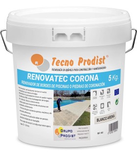 RENOVATEC CORONA by Tecno Prodist - Piscina e pintura de renovação de bordos de pedra - Antiderrapante - Alta resistência