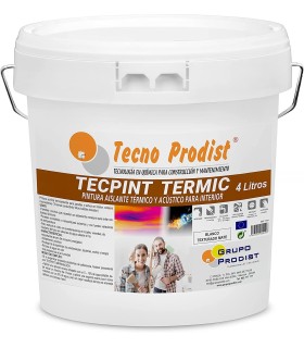 TECPINT TERMIC da Tecno Prodist - Tinta de isolamento térmico e acústico à base de água - Interior - À prova de humidade