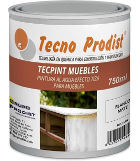 TECPINT FURNITURE de Tecno Prodist - Tinta Giz - Tinta para Mobiliário - Tinta à Base de Água - Tinta Giz (Off White)