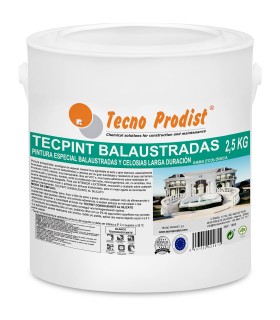 TECPINT BALAUSTRADAS da Tecno Prodist - Tinta à base de água para balaustradas e treliças, ecológica, respirável - Anti-molde