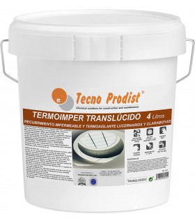 TERMOIMPER TRANSLÚCIDO de Tecno Prodist - Impermeabilizante traslúcido, elástico, aislante térmico, claraboyas, lucernarios